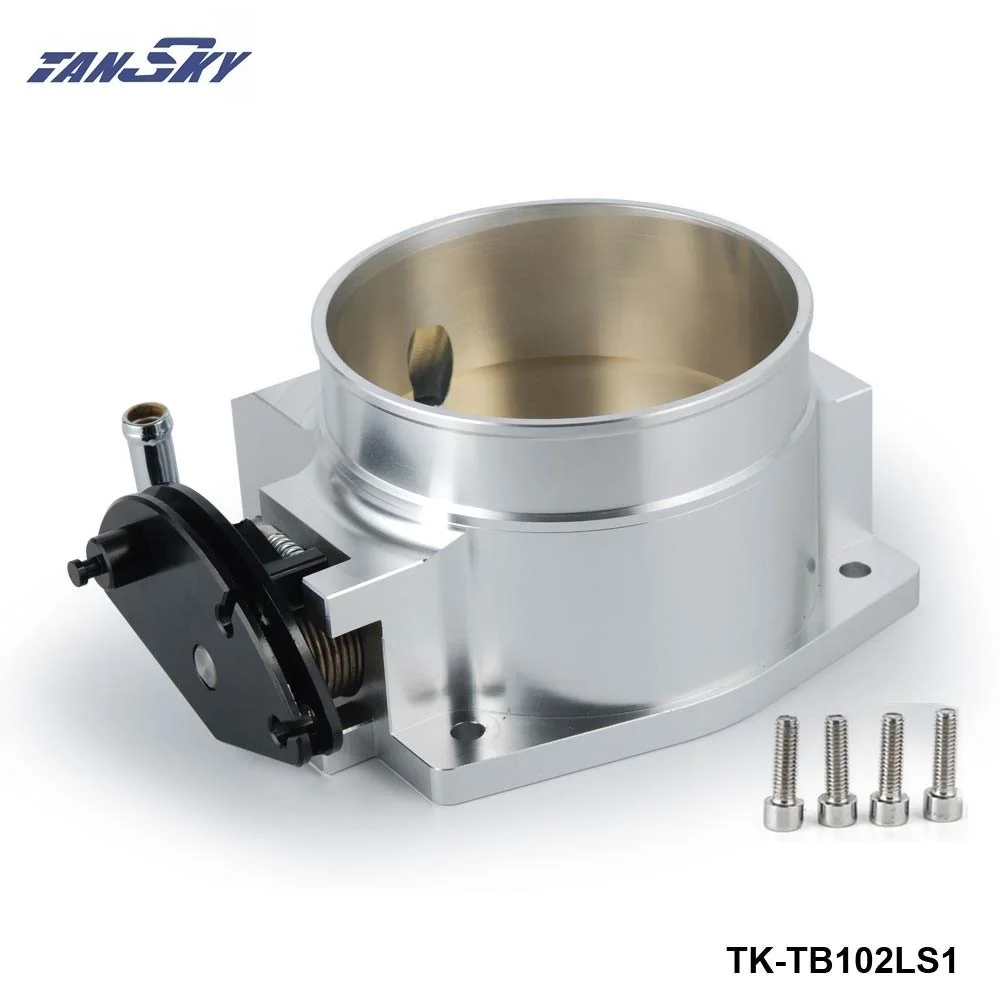 For LS1 LS2 LS6 LSX G.M. Camro GTO Performance 102MM CNC Intake Throttle Body 4 Bolt TK-TB102LS1
