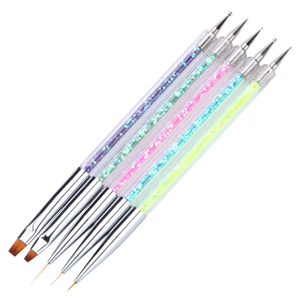 

Portable Nail Art Point Drill Drawing Brush About 15~16cm Pen Manicure Care Tool Home, Beauty Salon