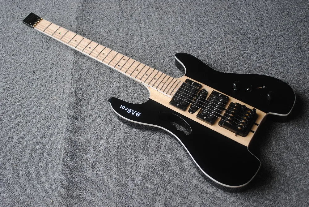 2018 Headless Electric Guitar, Maple fretboard, Black Hardware,wholesale 2018 Headless Electric Guitar, Maple fretboard, Black Hardware,wholesale