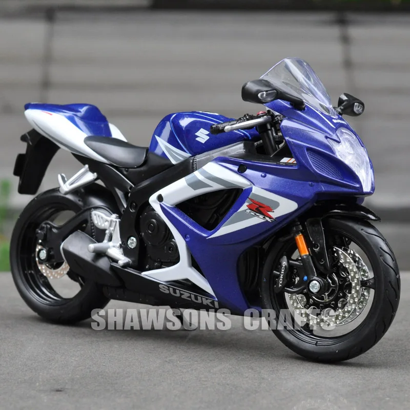 

DIECAST MODEL TOYS MAISTO 1:12 SUZUKI GSX-R750 SPORT BIKE MINIATURE MOTORCYCLE REPLICA