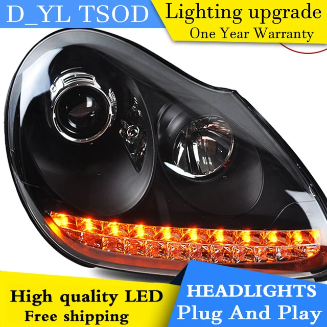 D_YL Car Styling for Porsche Cayenne Headlights 2004 2006 Cayenne LED