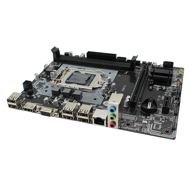 Новая H61M-S1 материнская плата LGA 1155 H61chipset socket Micro-ATX поддерживает DDR3 двухканальный Intel i3 i5 i7 Core Pentium