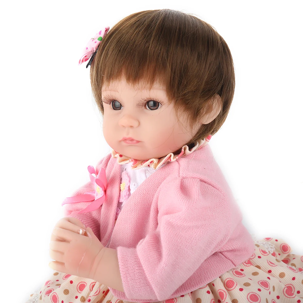 Детские мягкие игровые игрушки 40 см силиконовая кукла Reborn Baby Alive Bebe Boneca для