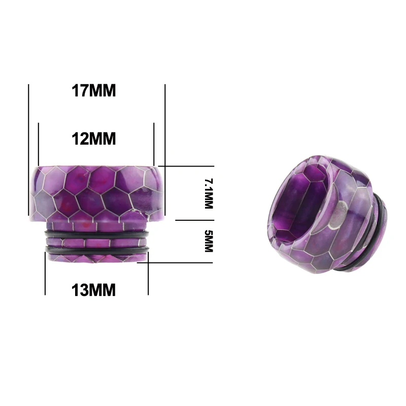 XFKM змея 810 капельный наконечник эпоксидная смола для goon RDA RTA RDTA распылитель