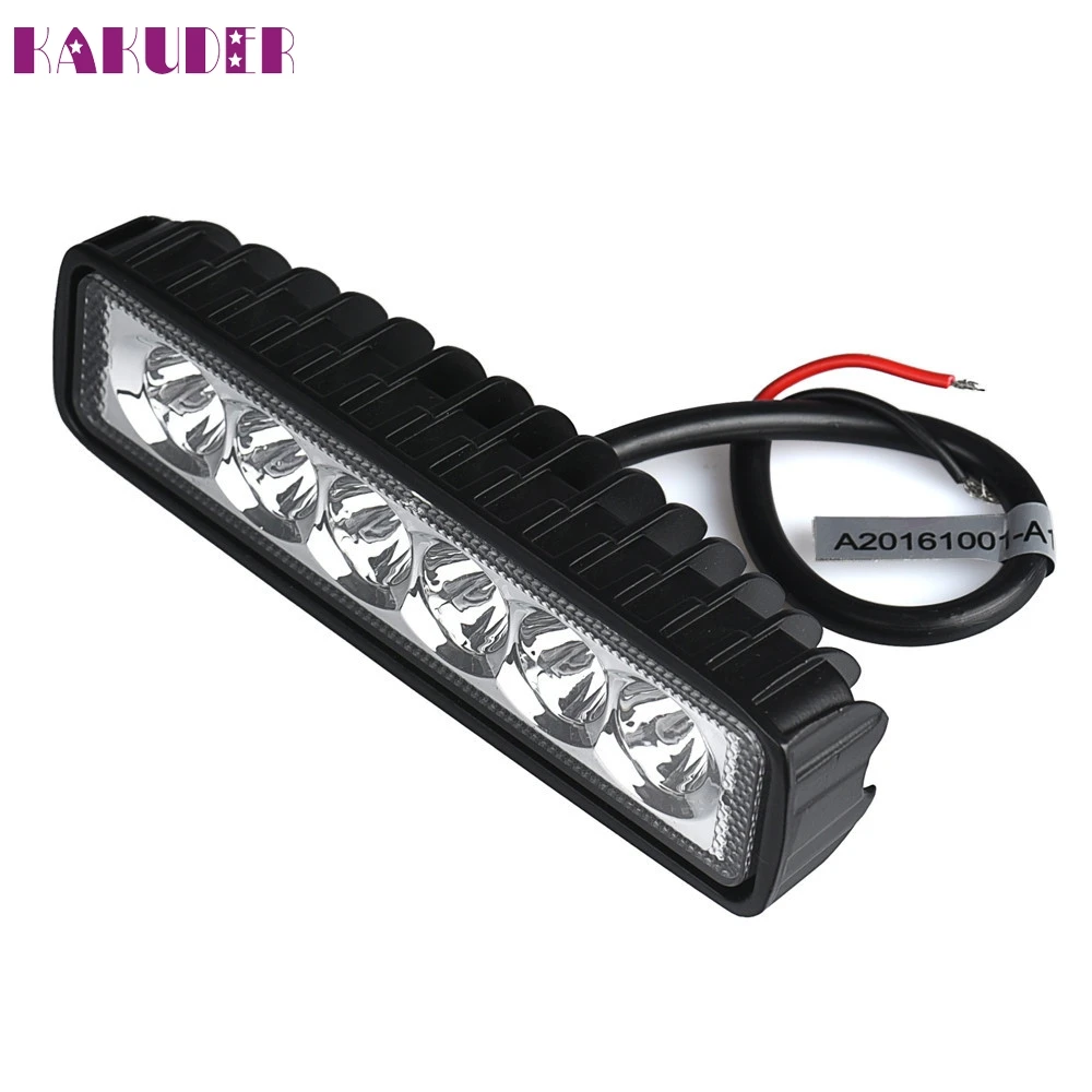 

Tiptop New  18W LED Light Work Bar Lamp Driving Fog Offroad SUV 4WD Car Boat Truck DEC14