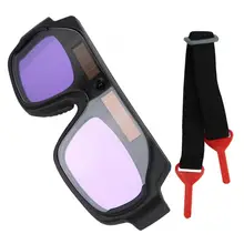На солнечной батарее автоматический затемнение сварочные очки двойной слой резки шлифовальные защитные очки