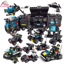 8 в 1 677 шт. строительные блоки спецназ команда в стиле армии полиции совместимые sermoido SWAT город полиция подарок игрушки для детей