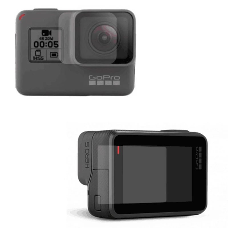 

LCD Screen Protector Film + Lens Protective Film + Cloth For Gopro Hero 5 6 7 Black Sport Action Camera Accessories F3140