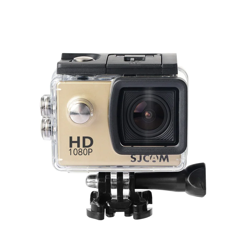 SJCAM SJ4000 серии 1080 P 2,0 ЖК-дисплей Full HD Действие Камера SJ4000/SJ4000AIR/SJ4000 WI-FI Водонепроницаемый Спорт Камера/DV - Цвет: Gold