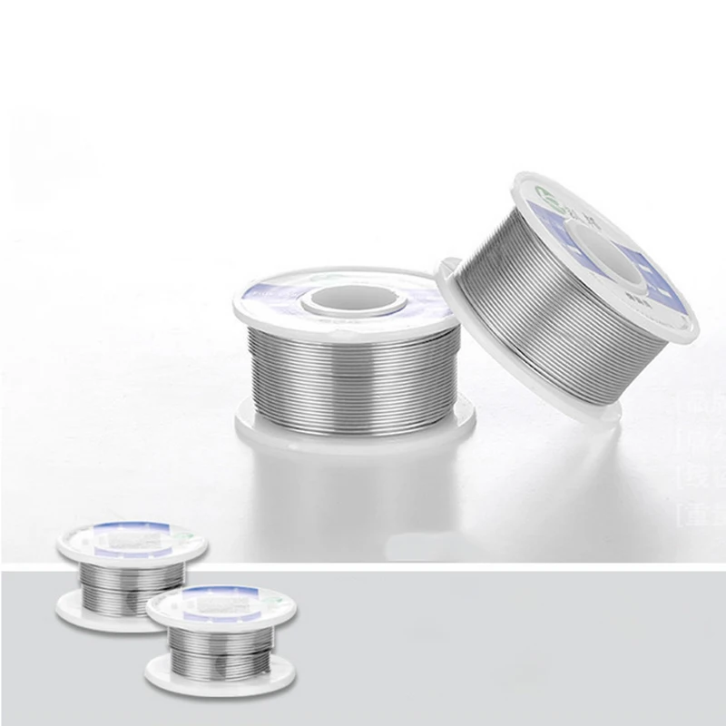 Solder Wire Tin Core 1PCS 0.6/0.8/1.0mm Soldering Reel Rosin Core Tin Lead Wire for Soldering Lead Rosin Flux 50g Solder Wire