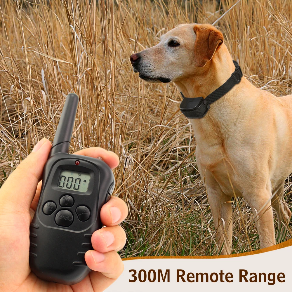 Petrainer 998D-2 дистанционный электрический ошейник для собак 300 м ошейник для тренировки собак для 2 собак