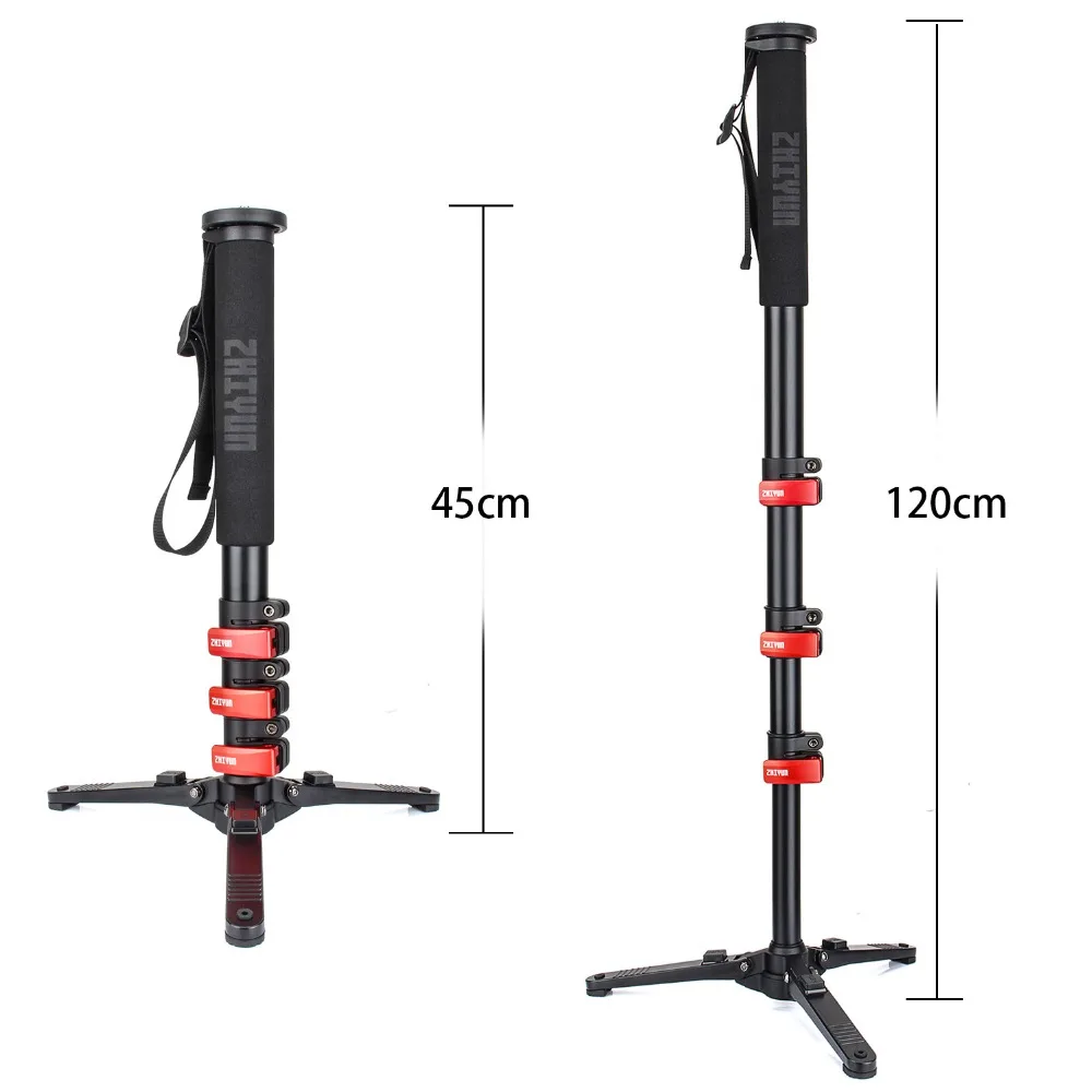 Ручной монопод Zhiyun мини-Трипод для камеры штатив dslr-камеры Crane 3 с винтовым портом