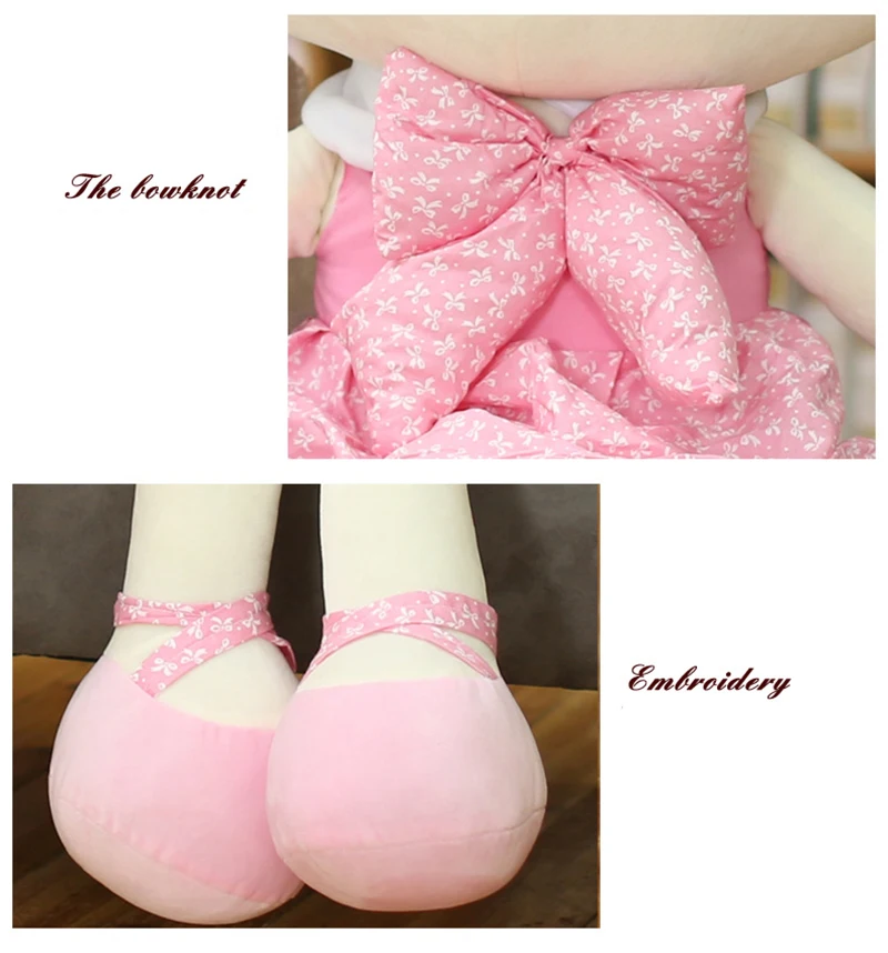 6Valentine's Day Love Dress Rabbit Plush Dolls 