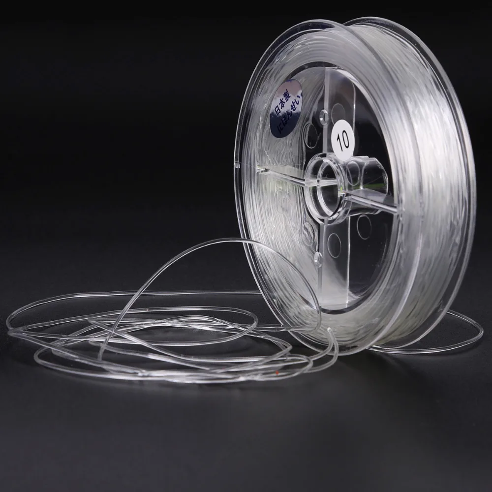 

1 Roll 0.5-1.5MM Strong Stretchy Elastic Rope Transparent String Cord Beading DIY Jewelry Making Bracelet/Necklace