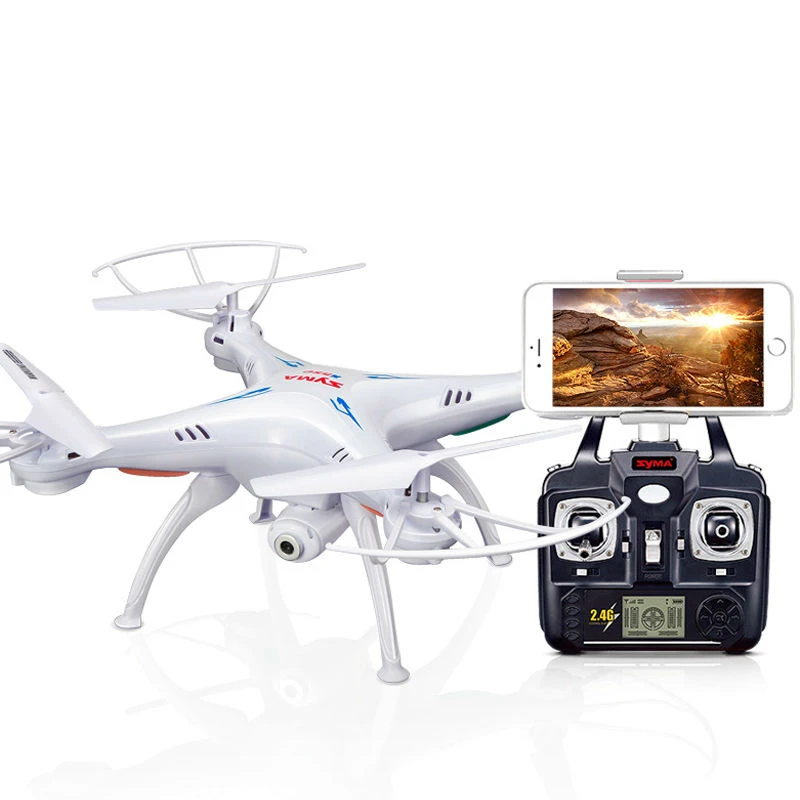 Syma X5SW 2,4 ГГц 4CH 6 оси гироскопа RC Quadcopter с HD Wifi селфи-камера мини Drone НЛО Классический вертолет подарок для начинающих мальчик