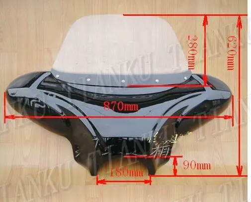 Универсальный обтекатель ветрового стекла для Yamaha VStar 400 650 1100 1300 Virago Xv 250 535 750 Road Star