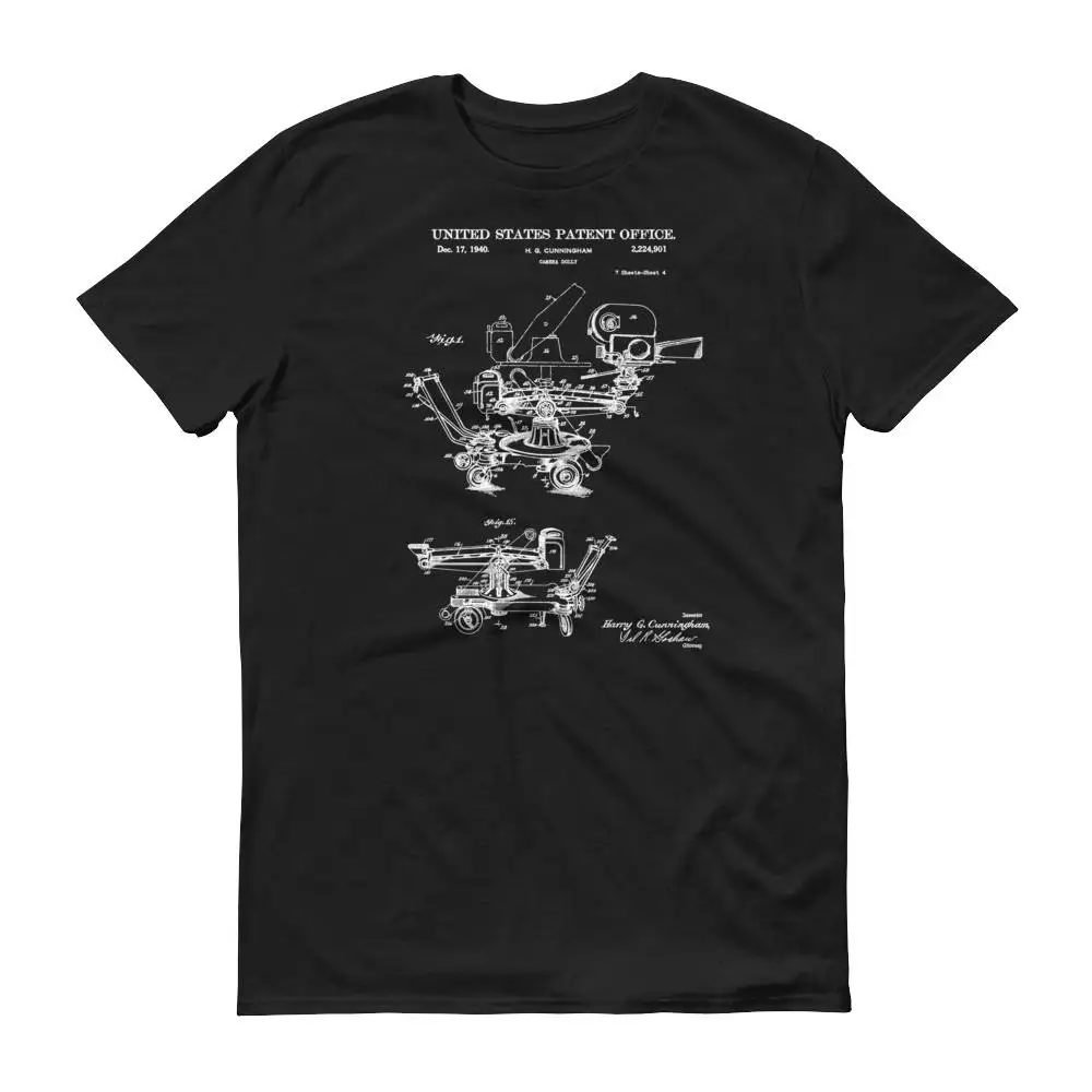 Movie Camera Dolly Patent T Shirt Gift Making T-Shirt |