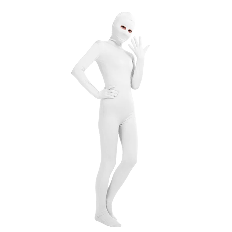 Ensnovo женщины zentai боди лайкра нейлон спандекс костюм глаза открытый Unitard леопардовый комбинезон для женщин Косплей Хэллоуин Вечерние