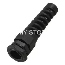 PG16 черный пластиковый водонепроницаемый уплотнительный кабель сальники соединения