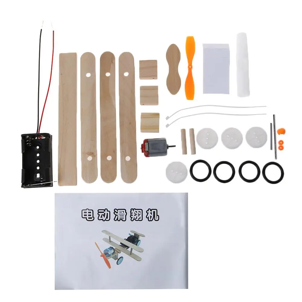 

Electric Taxiing Science Experimental Toy DIY Model Airplane Kits for Kids Children