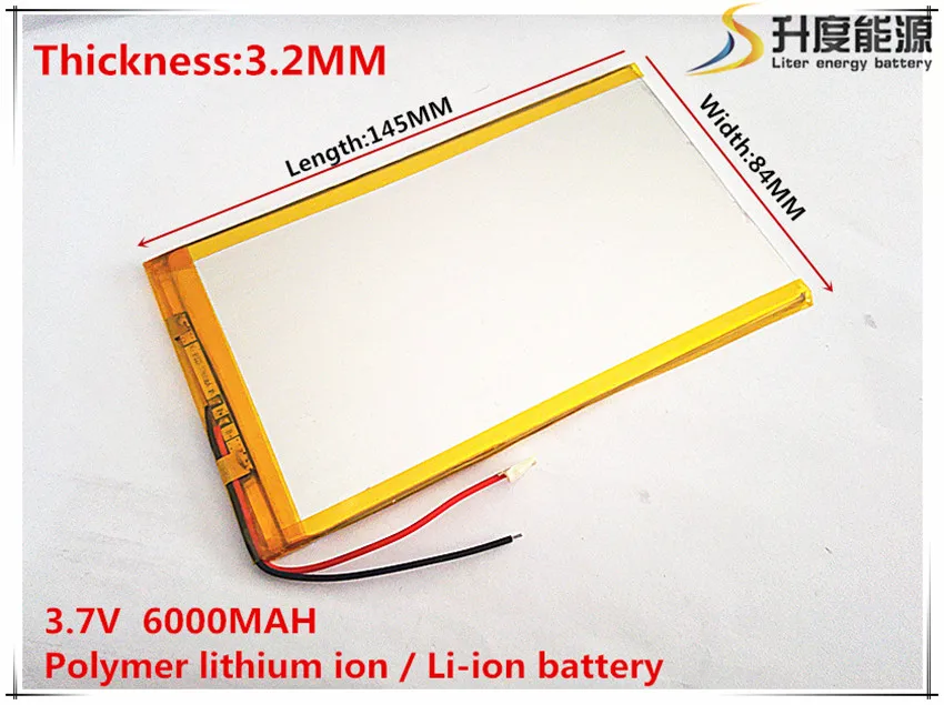  3.7V6000mAH[3284145] Polymer lithium ion / Li-ion battery for tablet pcGPScell phone;POWER BANKMP4S