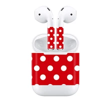 Pele de vinil adesivo decalque envoltório de vinil à prova d’ água para A Apple Airpods completa proteção corpo # TN-APODS-0191