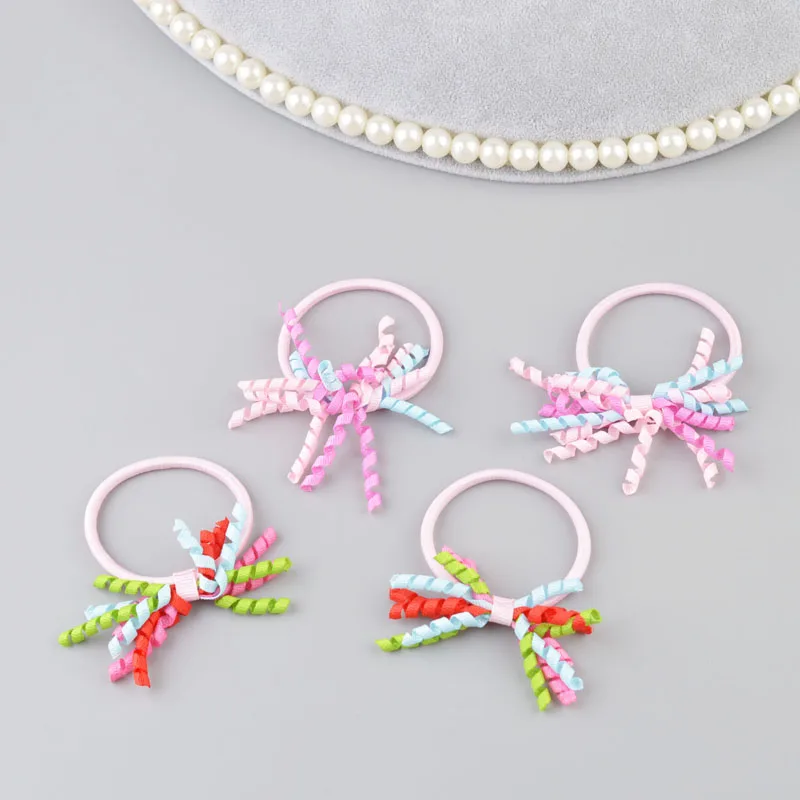 

1 Pc/ Set Candy Color Ribbon Kids Hair ties Girls' Hair Bands Hair Accessories AS101