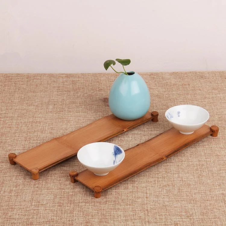 31cm*7cm*1.8cm chinese kung fu tea tray natural bamboo handmade gongfu