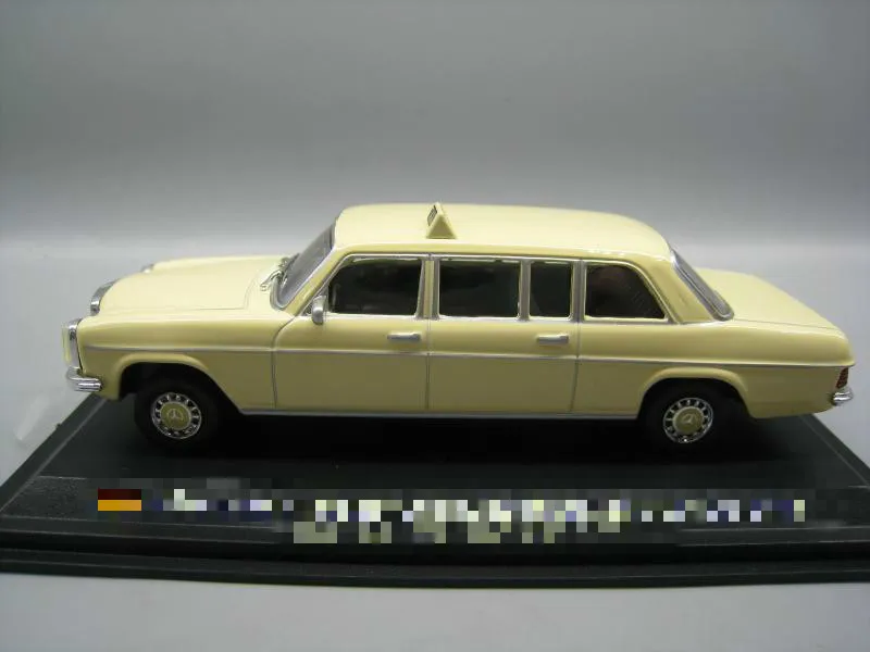 Супер редкие 1/43 1977 W123 модель такси статическое литье металла под давлением дисплей Коллекция Модель