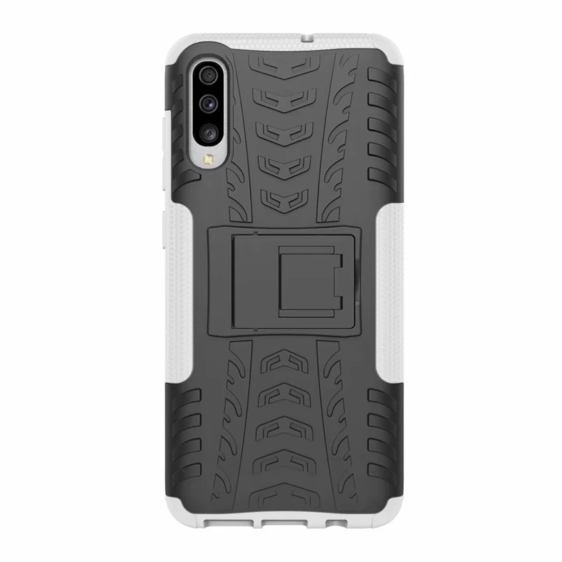 Прочный Гибридный армированный чехол для Samsung Galaxy A 70/A70 сверхпрочный Пластиковый