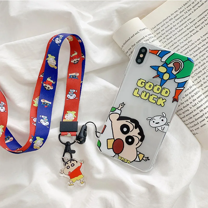 Cartoon Pattern Multi-function Mobile Phone Straps Rope Cute Strap Neck Lanyards For Airpods Case Hang Rope Strap For Keychain