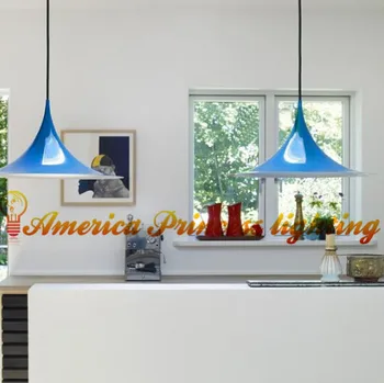 

Restaurant Cafe Bar chandeliers, pointed hat horn chandelier lighting, material: aluminum, AC110-240V