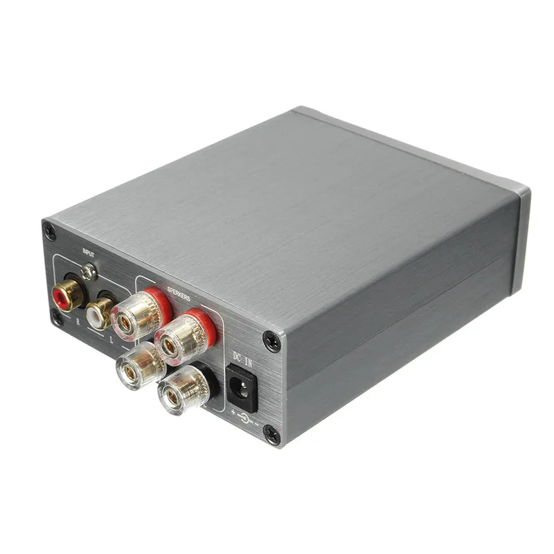 Аудио HiFi класс 2,0 аудио стерео цифровой усилитель мощности TPA3116 расширенный 2*50 Вт мини домашний алюминиевый корпус amp
