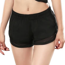 JINXIUSHIRT Йога Шорты Для женщин спортивные Шорты мини Шорты Mujer Бег Йога теннис Фитнес накладные Двойка Workout Plus Размеры XL