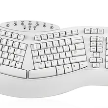 Perixx PERIBOARD-512II эргономичная сплит-Клавиатура проводная USB эргономичный дизайн рекомендуется с повторяющимися травмами напряжения пользователя RSI