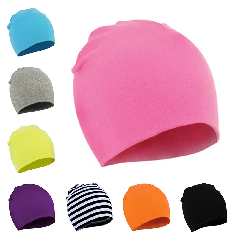 Winter SpringBeanie Boy Girls Soft Hat Children Winter Warm Kids Knitted Cotton Beanie Hat For  Girl Boy Caps