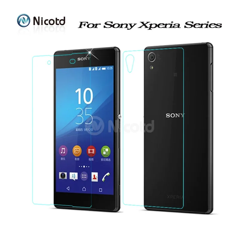 2 шт./лот переднее+ заднее закаленное стекло для sony Xperia Z5 Premium Z1 Z3 Z5 компактная Защитная пленка для экрана для sony Xperia Z Z1 Z2 Z3 Z4 Z5