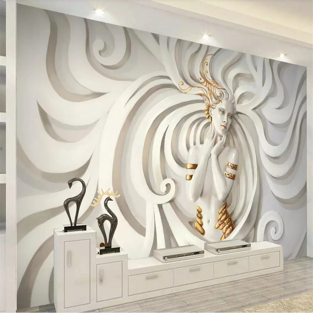 

beibehang Custom Papel de parede 3d portrait wallpaper new Marilyn Monroe retro European TV background wall restaurant wallpaper