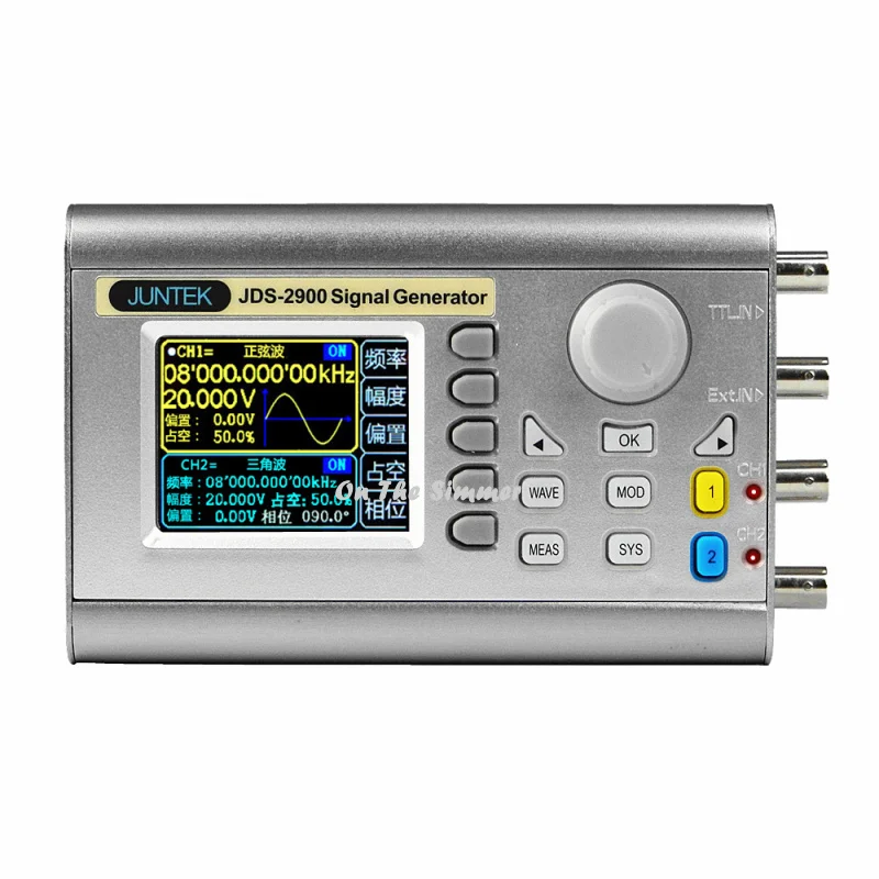 

JDS2900 full numerical control double channel DDS function arbitrary waveform signal generator pulse signal source frequency met