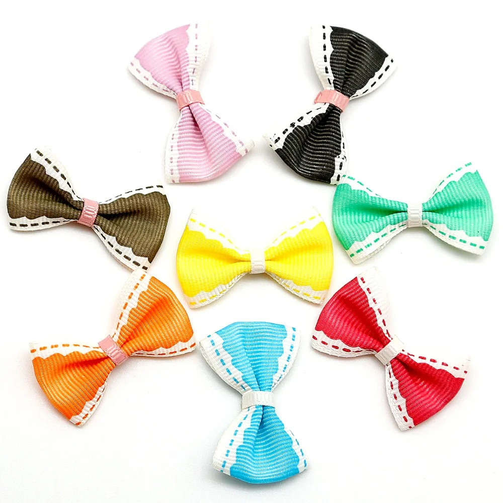 Silk Bow Knot Rosette Multi Style Mini for Home Wedding Party Ribbon Cake Clothing Decoration Scrapbooking DIY Crafts Supplies