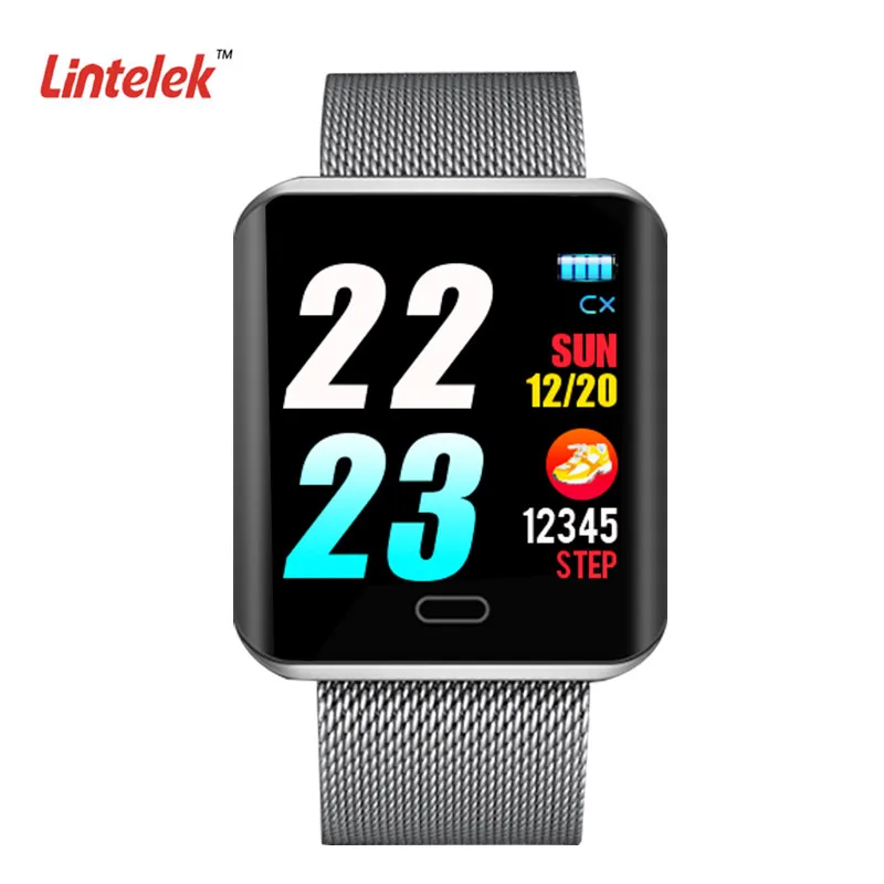 Lintelek B8pro умный Браслет фитнес браслет 1 3 'большой сенсорный экран кровяное