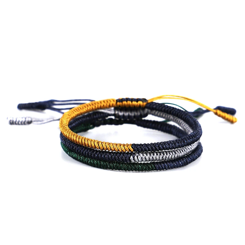

Newest Handcraft Tibetan Budda Charm Bracelet Femme Couple Bracelet Mala Yoga Rope Bracelet Pulseira for Women Handmade