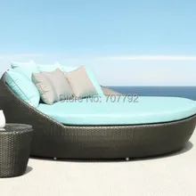 Всепогодная мебель патио для уличная кушетка высокого ролика