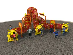 Индивидуальные открытый парк физическая игра серии CE, ISO, TUV детей стальная сетка веревка детская площадка с лестницей FX17929