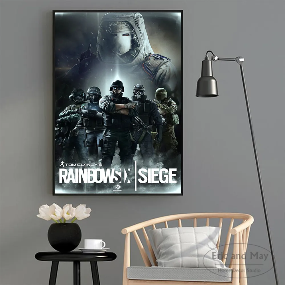 Rainbow Six Siege видео игры холст Художественная печать живопись Современная Настенная картина домашний Декор Спальня Декоративные плакаты без рамки Quadro - Цвет: 1