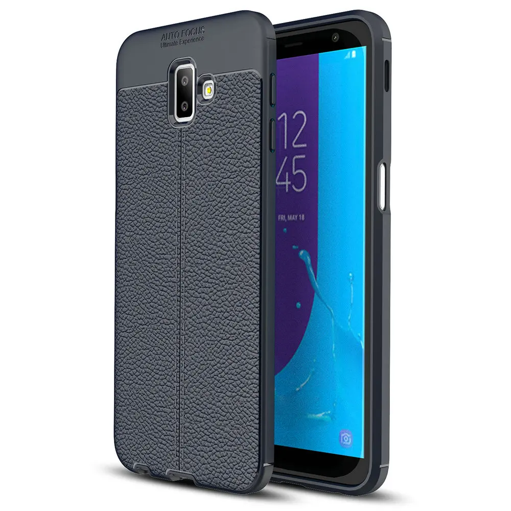 50 шт./лот для Galaxy J2 Core TPU чехол Lichee Rugger Armor Brushed гелевый Чехол Samsung J6 Plus 2018 S01|Бамперы| |