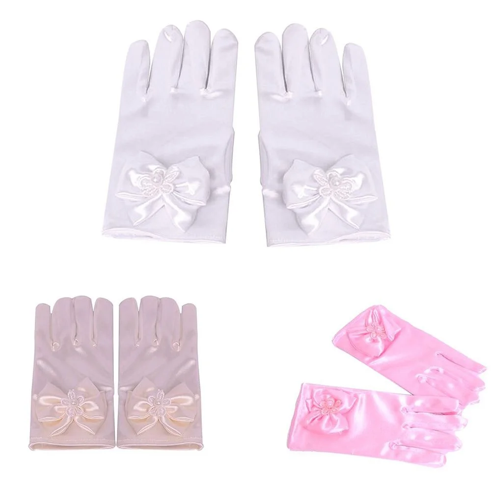 1 пара эластичные шелковые атласные Короткие перчатки|ladies gloves|short glovesgloves for |