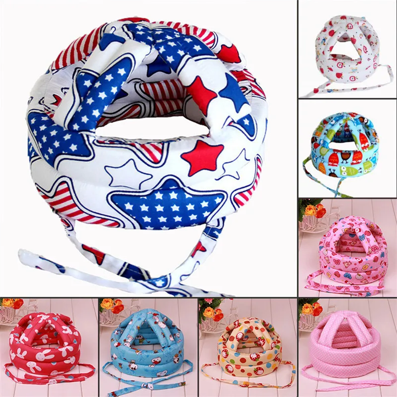 Baby Safety Learn to Walk Cap Anti-collision Protective Hat Safety Helmet Soft Comfortable Head Security&Protection Adjustable Baby Safety Learn to Walk Cap Anti-collision Protective Hat Safety Helmet Soft Comfortable Head Security&Protection Adjustable