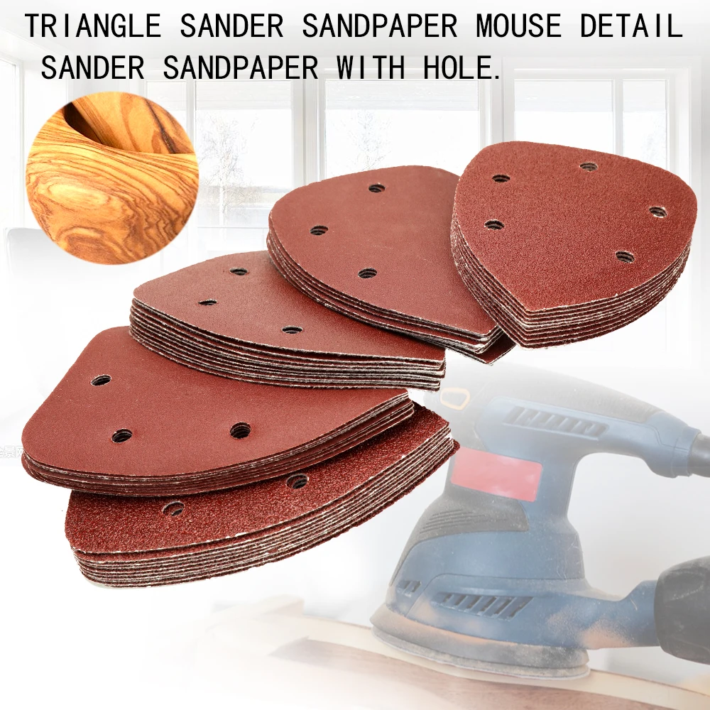 Triangle Sander Sandpaper Mouse Detail Sander Sandpaper with hole