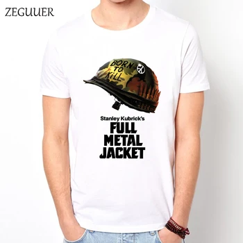 

Stanley Kubrick's Full Metal Jacket T Shirt Funny T Shirts Summer Streetwear T Shirt Men Harajuku Boyfriend Gift Print Cotton